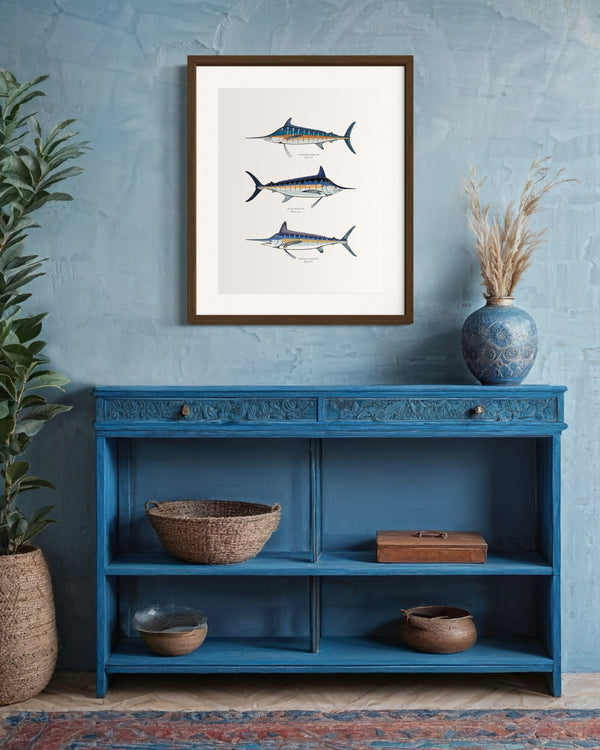 Marlin Slam II Color Fine Art Print