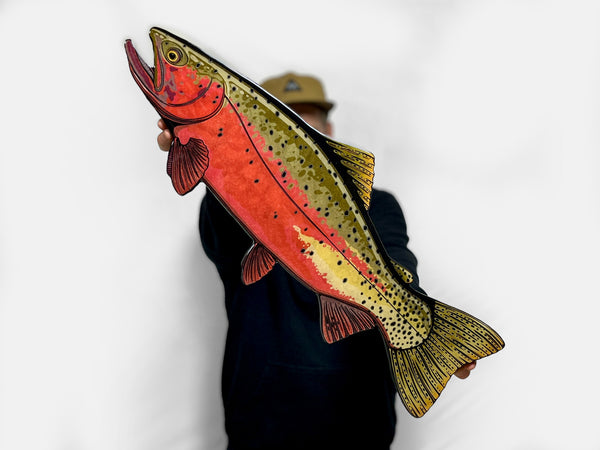 Greenback Cutthroat Trout Wall Art Colorado Native Fish Species