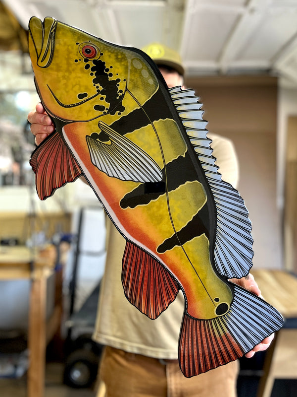 Peacock Bass Wall Art Florida Fishing Artwork