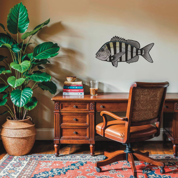 Sheepshead Fish Coastal Decor Beachy Design