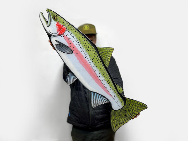 Steelhead Flyfishing Wall Art Fisherman Gift