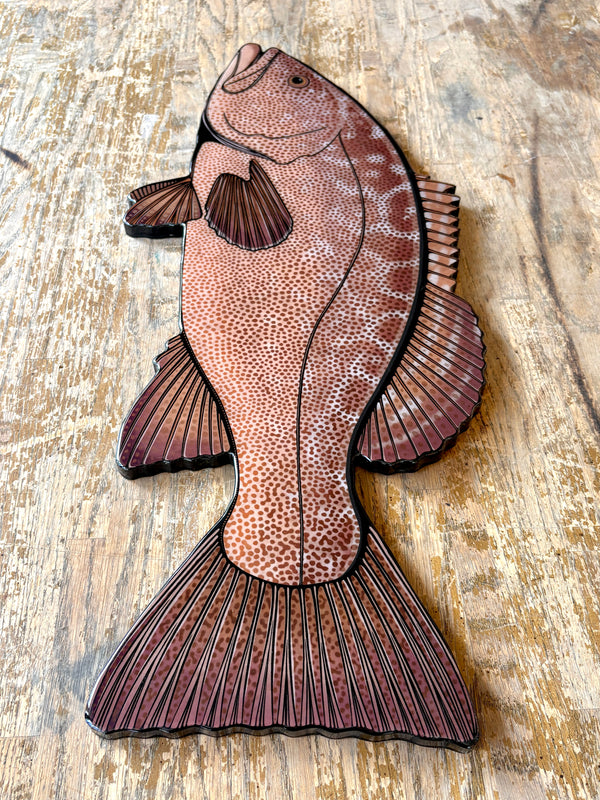 Leopard Grouper || Print Mount || 28"