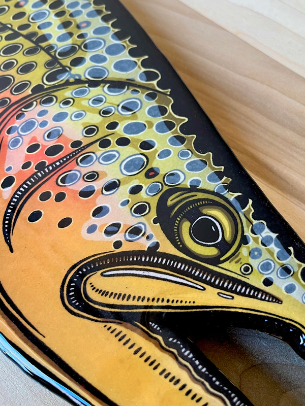 Brown Trout || 30” Print Mount