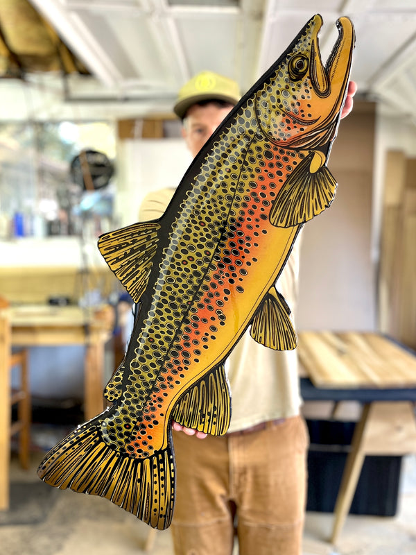 Brown Trout || 30” Print Mount